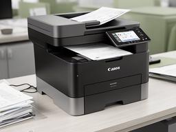 Canon imageCLASS MF445dw multifunction laser printer in office